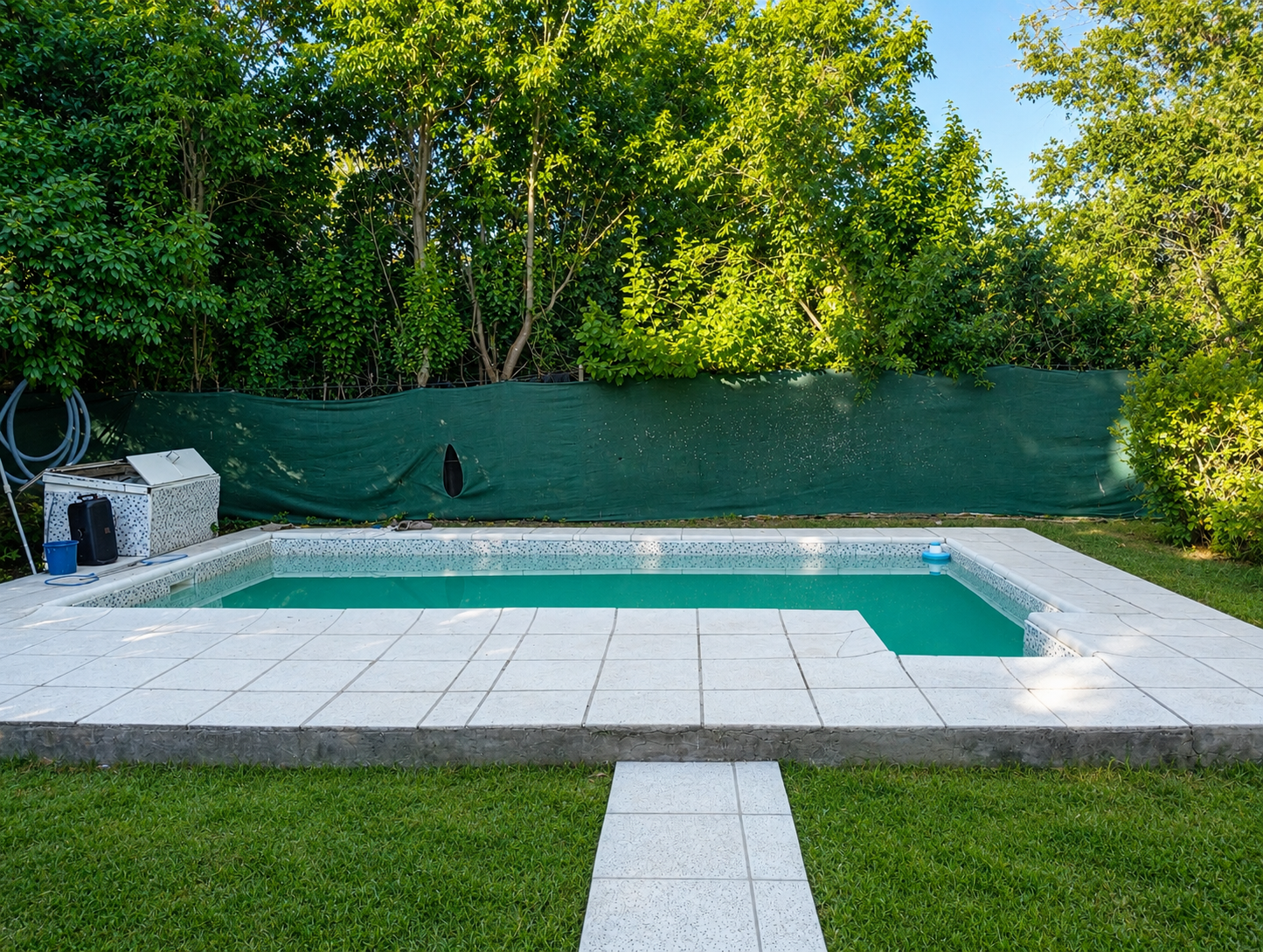 Pileta privada de la Quinta Villa Urquiza, Entre Ríos